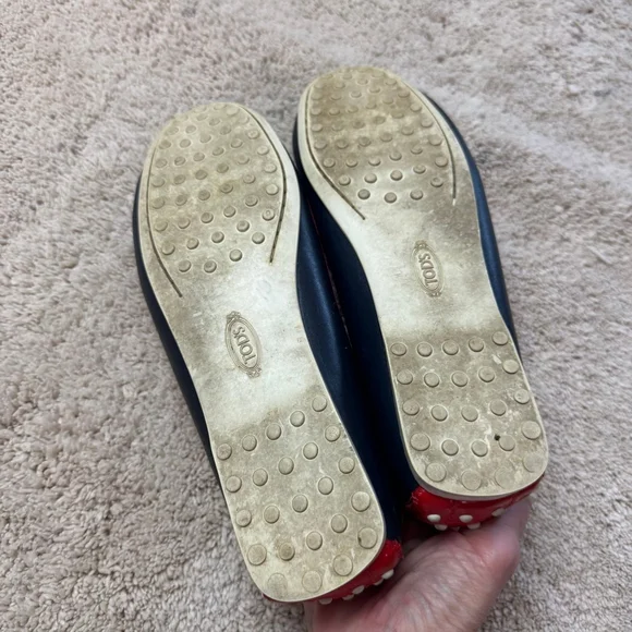 Tods Multicolored Leather Sailing Boat Shoes - Picture 7 of 8